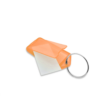 Schlüsseletikett aufklappbar groß 60x27 mm - 100 Stück