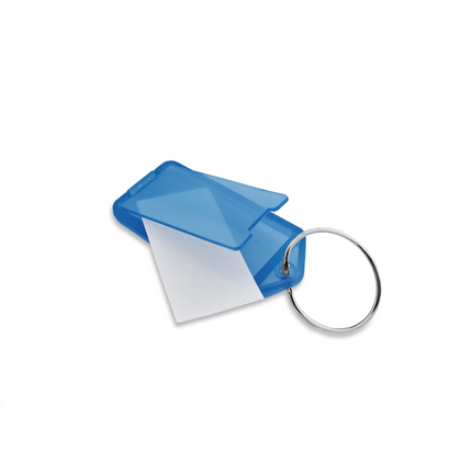 Schlüsseletikett aufklappbar groß 60x27 mm - 100 Stück