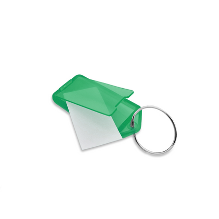 Schlüsseletikett aufklappbar groß 60x27 mm - 100 Stück