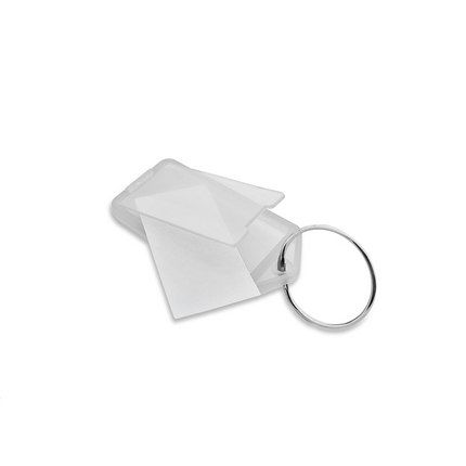 Schlüsseletikett aufklappbar groß 60x27 mm - 100 Stück