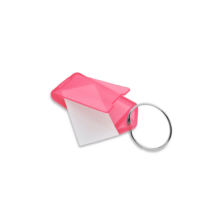Schlüsseletikett aufklappbar groß 60x27 mm - 100 Stück