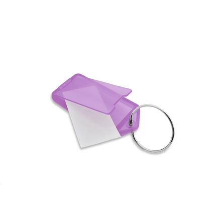 Schlüsseletikett aufklappbar groß 60x27 mm - 100 Stück