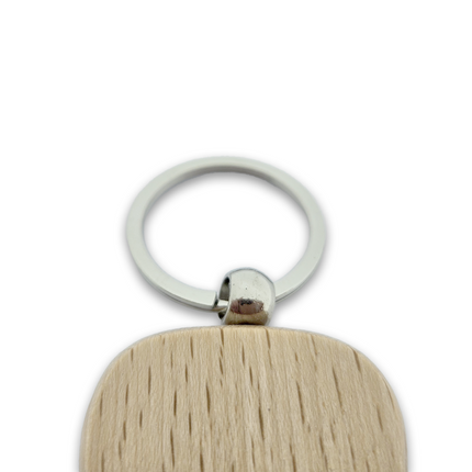Holz Schlüsselanhänger Dreieck - pro Stück