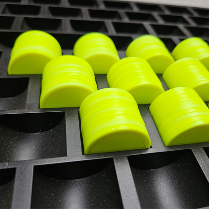 Zählbrett Hartkunststoff für 1000 Wertmarken Ø 23-29 mm