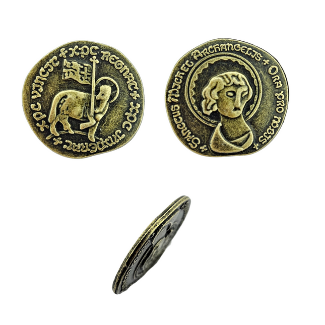 Mittelalterliche Münz-Nachbildung - goldfarben - 100 Stück