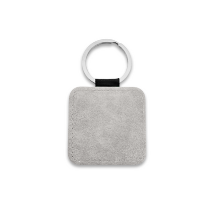 Schlüsselanhänger Leder Quadrat - pro Stück