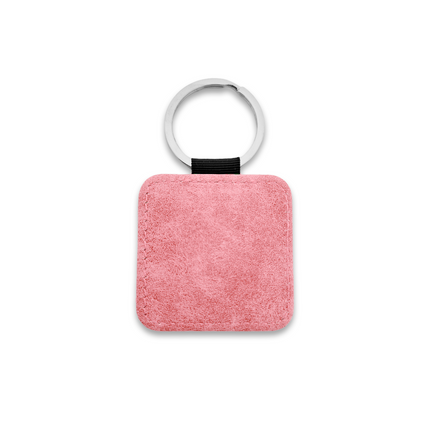 Schlüsselanhänger Leder Quadrat - pro Stück