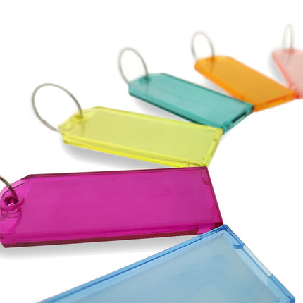 Schlüsseletikett Plexiglas 75x31,5mm - 1 Stück