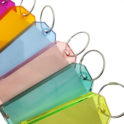 Schlüsseletikett Plexiglas 75x31,5mm - 1 Stück