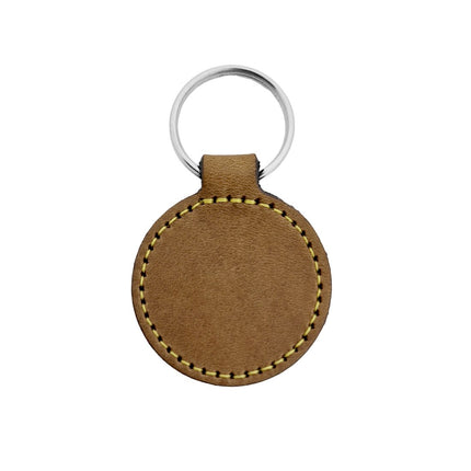 Schlüsselanhänger Leder Ø45mm - pro Stück