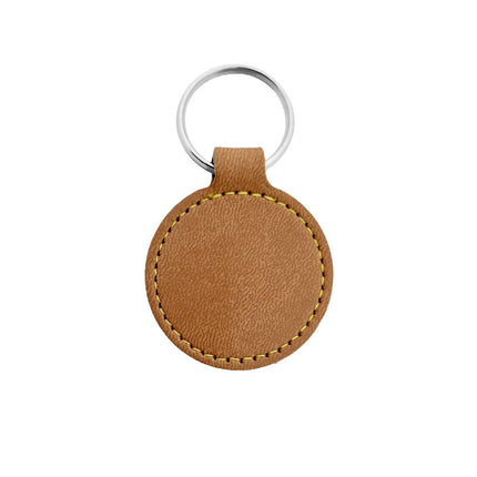 Schlüsselanhänger Leder Ø45mm - pro Stück