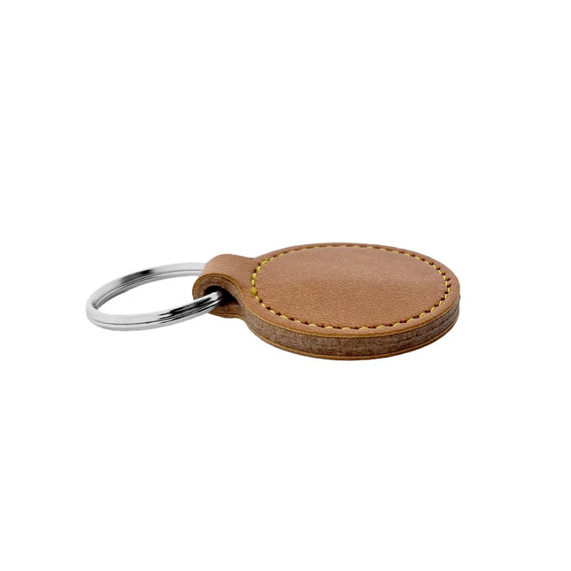 Schlüsselanhänger Leder Ø45mm - pro Stück