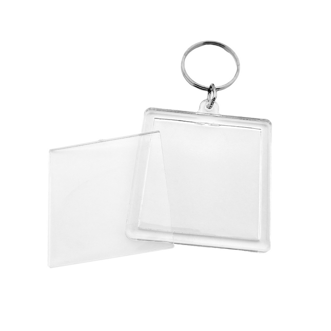 Foto Schlüsselanhänger Quadrat - pro Stück