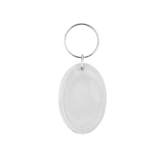 Foto Schlüsselanhänger Oval klein - pro Stück