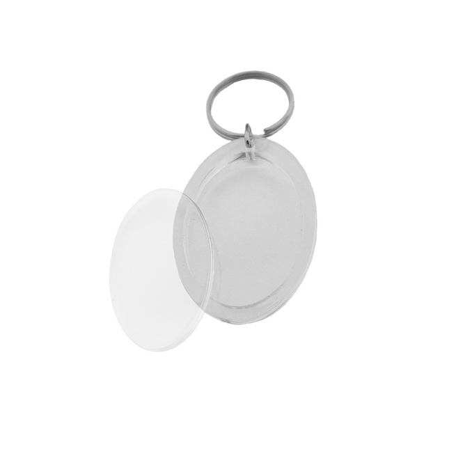 Foto Schlüsselanhänger Oval klein - pro Stück