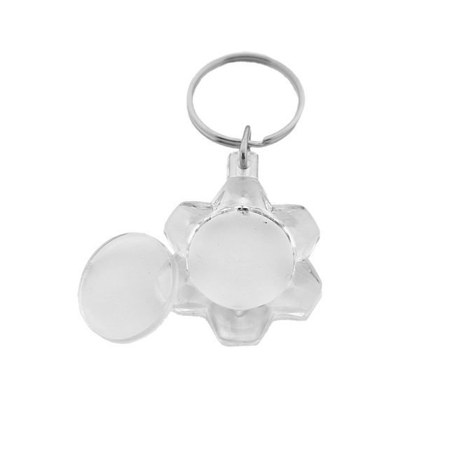 Foto Schlüsselanhänger Blume - pro Stück