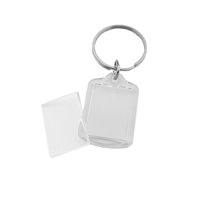 Foto Schlüsselanhänger Rechteck klein - pro Stück