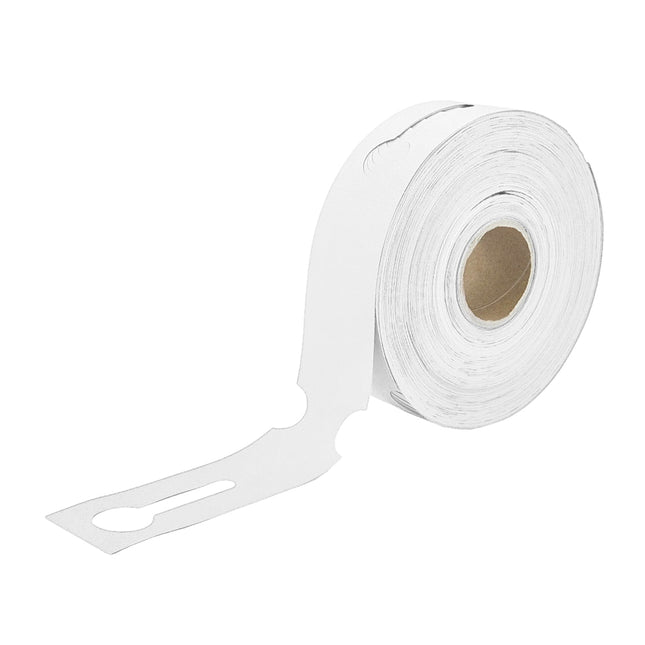 Schlaufenetiketten E2 TT-Drucker 150µ, 260x50 mm, Weiß –  500 Stück
