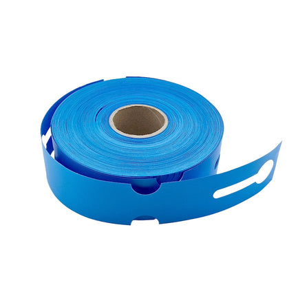 Schlaufenetiketten E2 TT-Drucker 150µ, 260x50 mm, Blau –  500 Stück