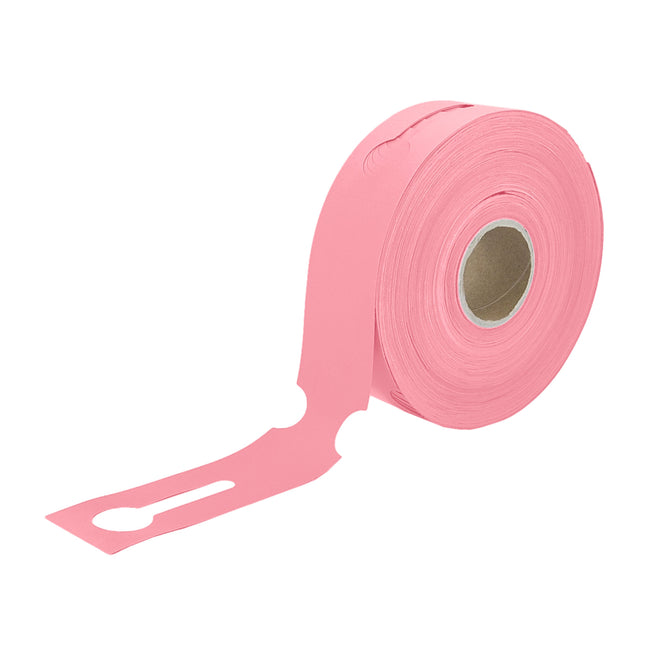 Schlaufenetiketten E2 TT-Drucker 150µ, 260x50 mm, Rosa –  500 Stück