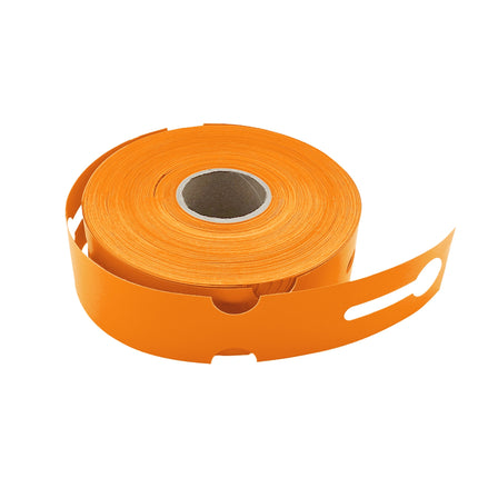 Schlaufenetiketten E2 TT-Drucker 200µ, 260x50 mm, Orange –  500 Stück