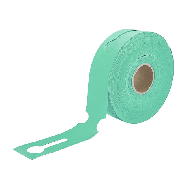 Schlaufenetiketten E2 TT-Drucker 150µ, 260x50 mm, Grün –  500 Stück