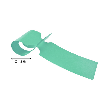 Schlaufenetiketten E2 TT-Drucker 150µ, 260x50 mm, Grün –  500 Stück