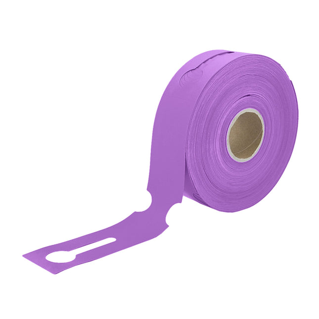Schlaufenetiketten E2 TT-Drucker 150µ, 260x50 mm, Lila –  500 Stück