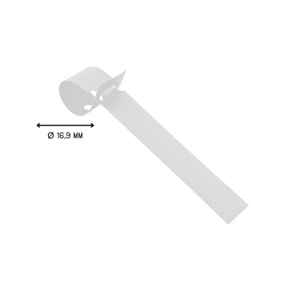 Schlaufenetiketten PVC 220µ, 120x13 mm - 1000 Stück