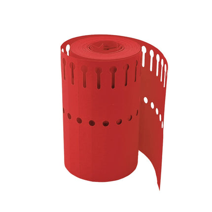 Schlaufenetiketten PVC 200µ, 120x13 mm, Rot - 1000 Stück