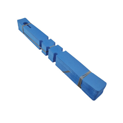 Schlaufenetiketten PVC 600µ, 210x20 mm - 100 Stück