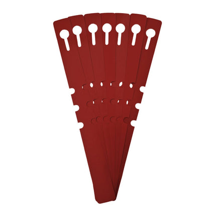 Schlaufenetiketten PVC 600µ, 210x20 mm - 100 Stück