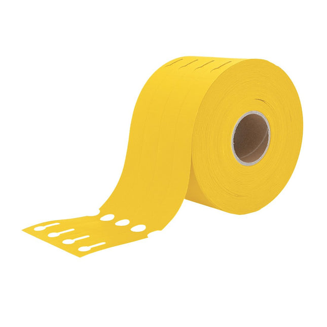 Schlaufenetiketten TT-Drucker 200µ, 250x25 mm, Gelb - 1500 Stück