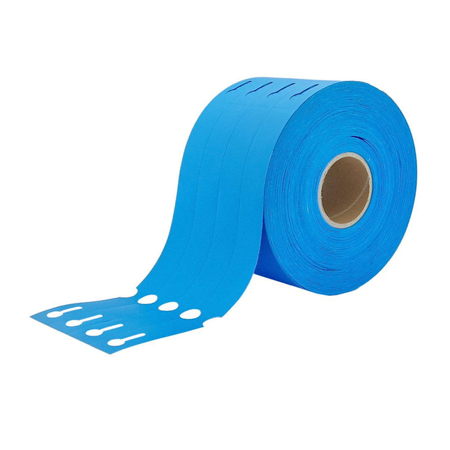 Schlaufenetiketten TT-Drucker 200µ, 250x25 mm, Blau - 1500 Stück