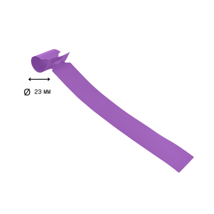 Schlaufenetiketten TT-Drucker 200µ, 250x25 mm, Lila - 1500 Stück