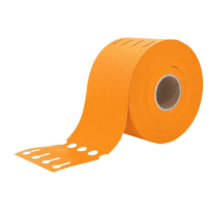 Schlaufenetiketten TT-Drucker 200µ, 250x25 mm, Orange - 1500 Stück