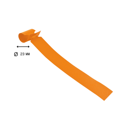 Schlaufenetiketten TT-Drucker 200µ, 250x25 mm, Orange - 1500 Stück