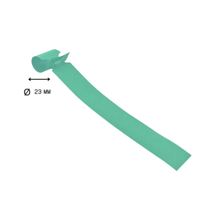 Schlaufenetiketten TT-Drucker 200µ, 250x25 mm, Grün - 1500 Stück