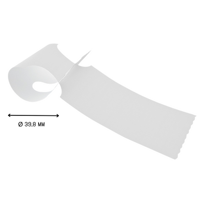 Schlaufenetiketten Metallerkennung, 185µ, 297x48mm - 500 Stück