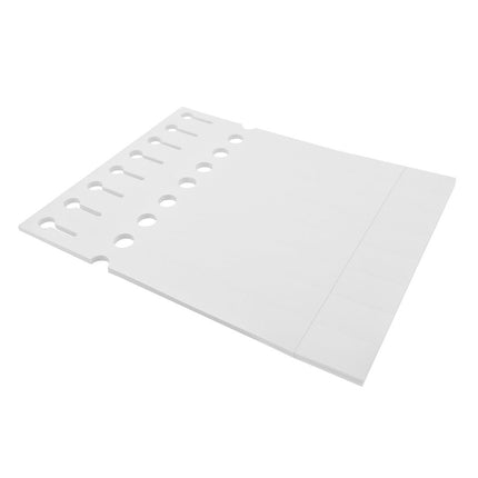 Schlaufenetiketten Laserdrucker 125µ , 250x25 mm, mit Abrißstreifen - 200 Stück