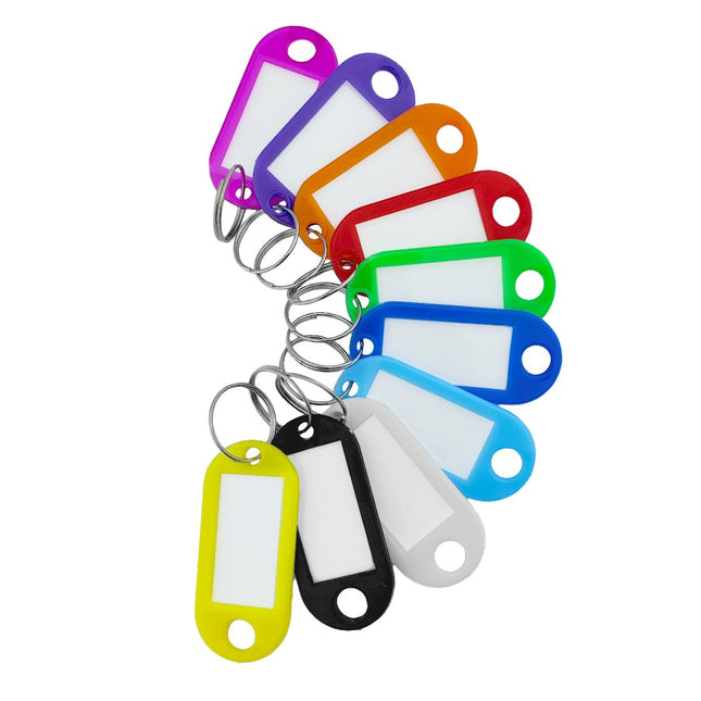 Schlüsseletikett Aktionsmodell 48x22mm, Farbenmix - 100 Stück