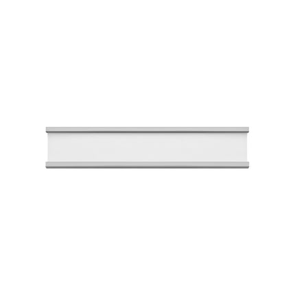 Etikettenhalter Aluminium selbstklebend 65x15 mm - pro Stück