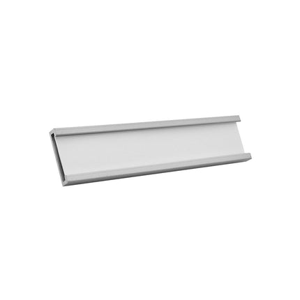 Etikettenhalter Aluminium selbstklebend 65x15 mm - pro Stück