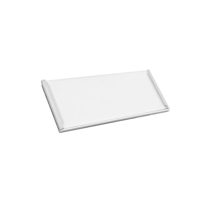 Etikettenhalter Aluminium selbstklebend 75x30mm - pro Stück