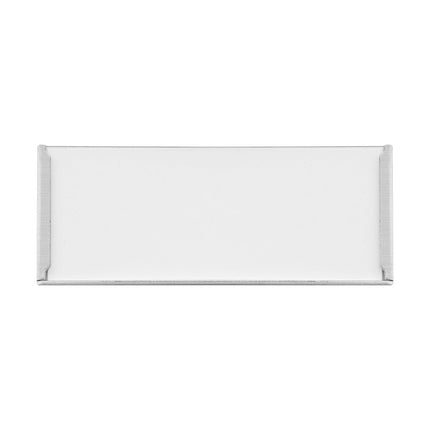 Etikettenhalter Aluminium selbstklebend 75x30mm - pro Stück