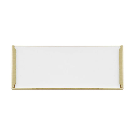 Etikettenhalter Aluminium selbstklebend 75x30mm - pro Stück