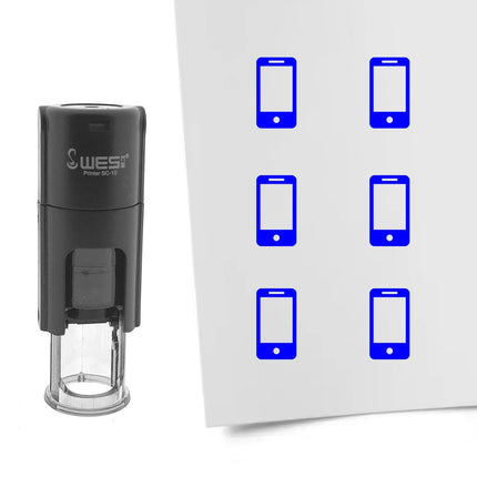 Stempel Handy  Ø10mm rund