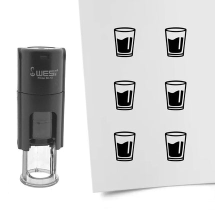 Stempel Wasserglas Ø10mm rund
