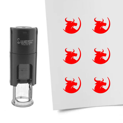 Stempel Stier Ø10mm rund