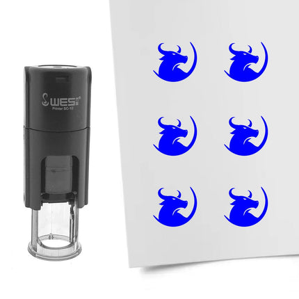 Stempel Stier Ø10mm rund